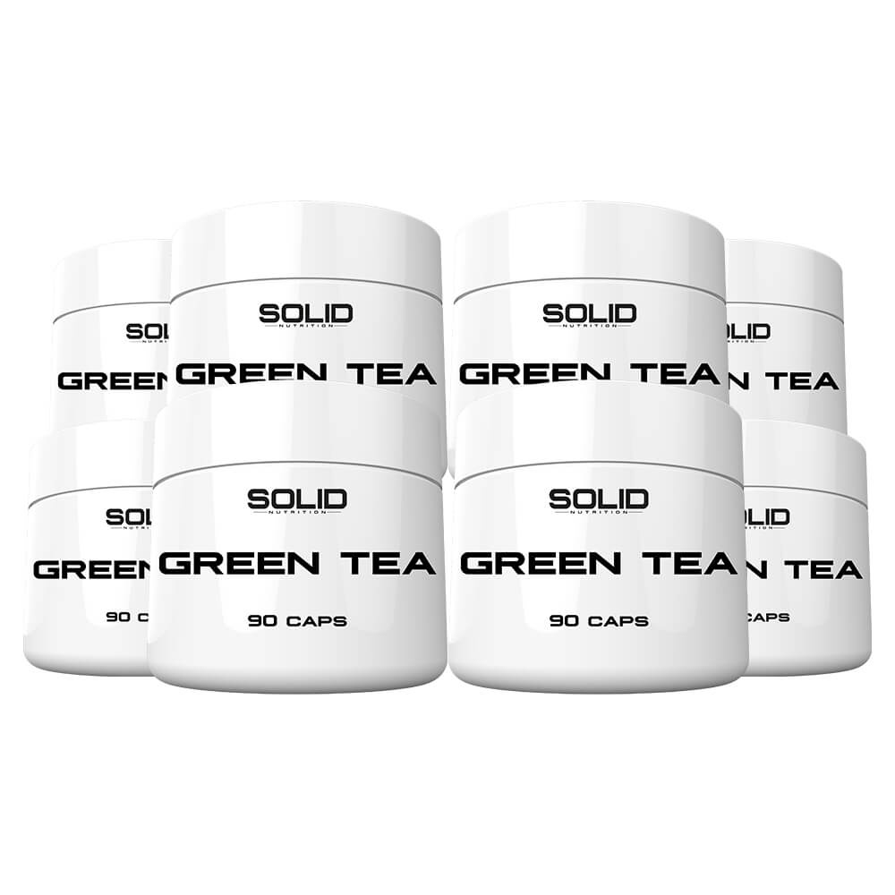 8 x SOLID Nutrition Green Tea, 90 caps i gruppen Kosttilskud & Fdevarer / Sundhedskost / Grn Te hos Tillskottsbolaget (SOLID768432)