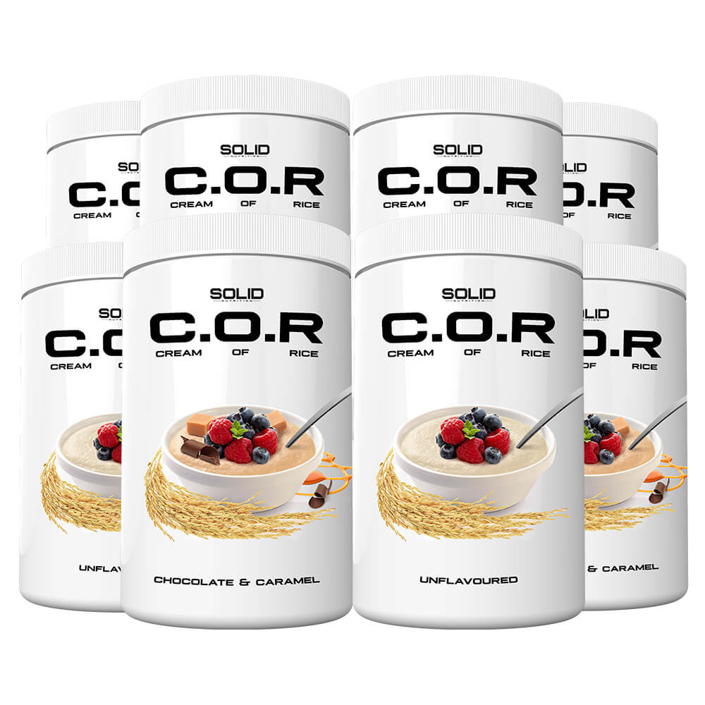 8 x SOLID Nutrition Cream Of Rice, 1 kg i gruppen Kosttilskud & Fdevarer / Fdevarer / Cream of Rice hos Tillskottsbolaget (SOLID76865)
