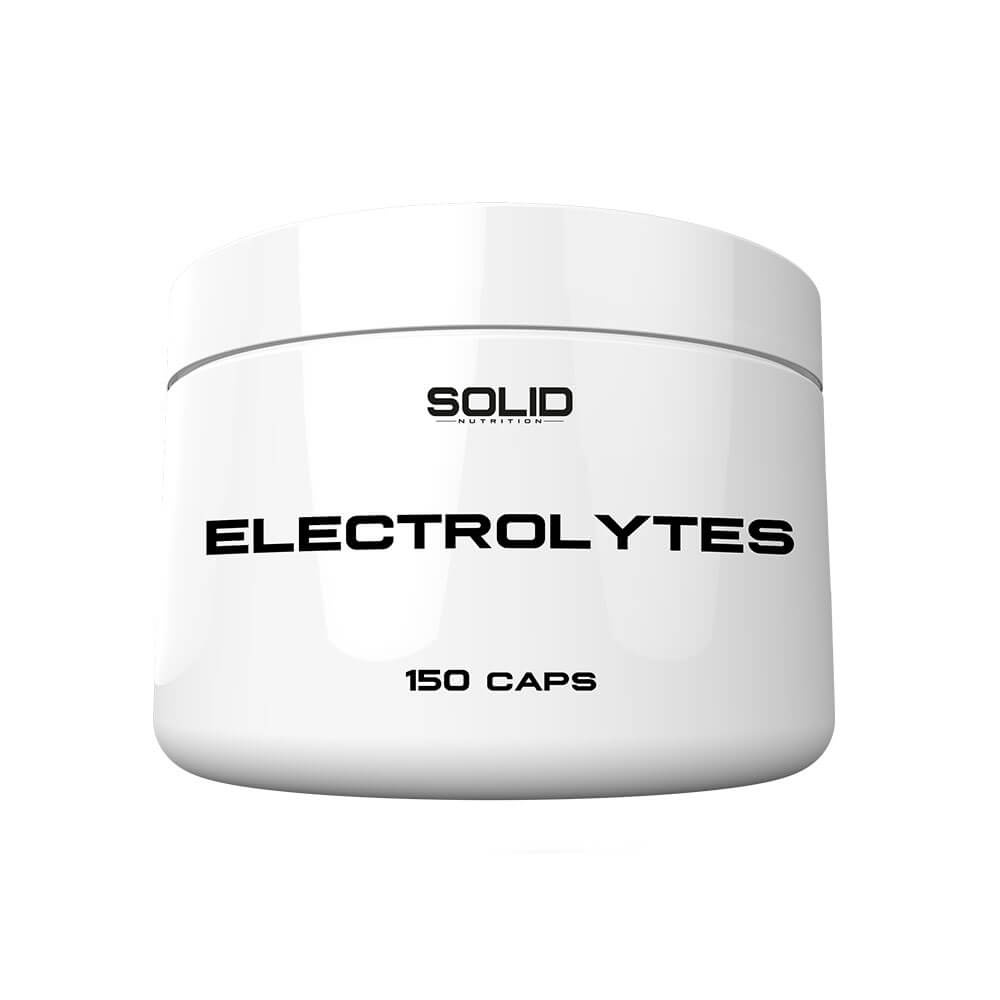 SOLID Nutrition Electrolytes, 150 mega caps i gruppen Kosttilskud & Fdevarer / Mineraler / Elektrolytter hos Tillskottsbolaget (SOLID78533)