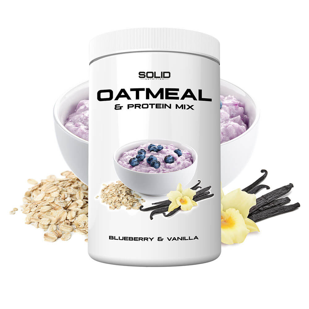 SOLID Nutrition Oatmeal & Protein Mix, 750 g i gruppen Kosttilskud & Fdevarer / Fdevarer / Protein grd hos Tillskottsbolaget (SOLID80254)