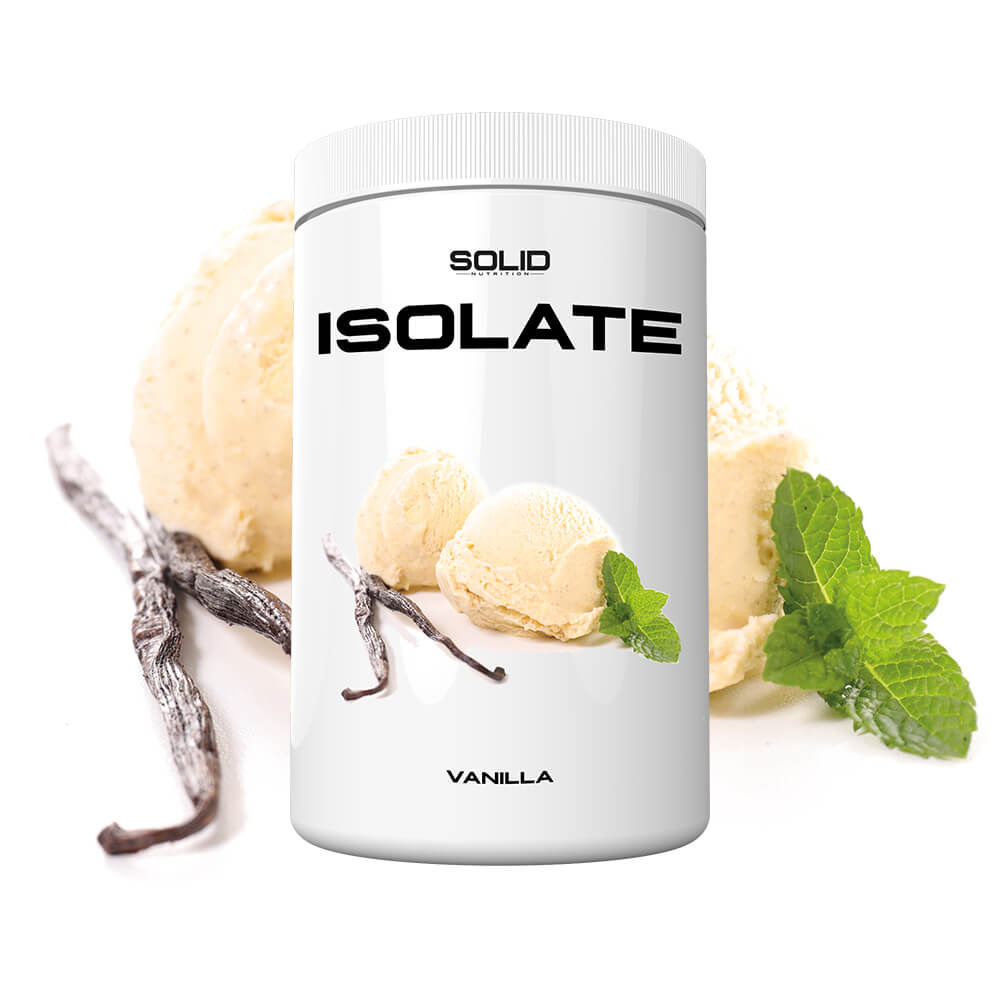 SOLID Nutrition Isolate, 750 g (Vanilla) i gruppen Kosttilskud & Fdevarer / Proteinpulver / Isolatprotein hos Tillskottsbolaget (SOLID85001-1)