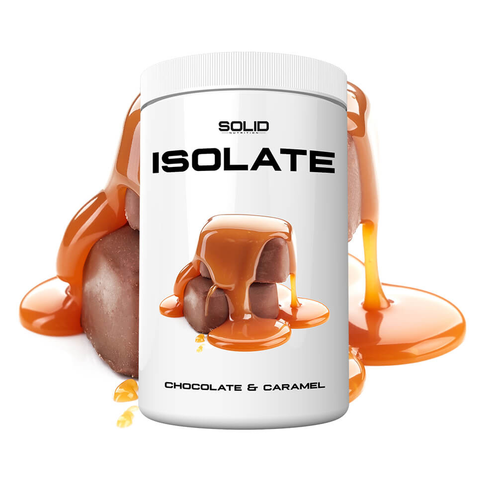 SOLID Nutrition Isolate, 750 g (Chocolate & Caramel) i gruppen Kosttilskud & Fdevarer / Proteinpulver / Isolatprotein hos Tillskottsbolaget (SOLID85001-2)