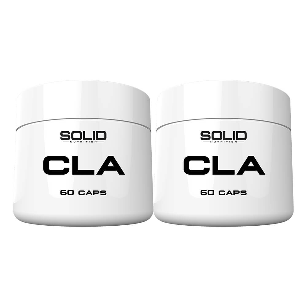 2 x SOLID Nutrition CLA, 60 caps i gruppen Kosttilskud & Fdevarer / Omega-3 & Fedtsyrer / CLA hos Tillskottsbolaget (SOLID8694)