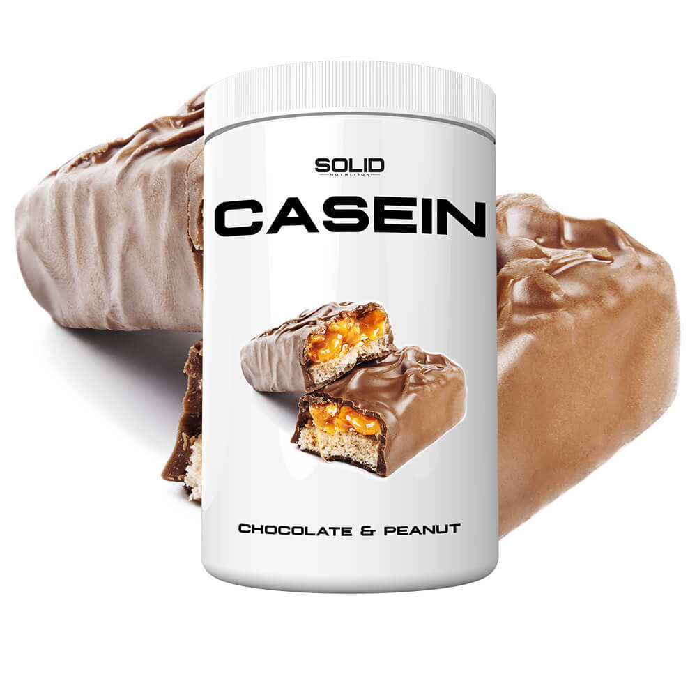 SOLID Nutrition Casein, 750 g (Chocolate & Peanut) i gruppen Kosttilskud & Fdevarer / Proteinpulver / Kaseinprotein hos Tillskottsbolaget (SOLIDCASEIN1-6)