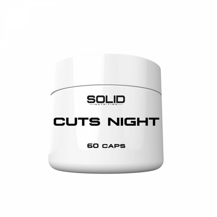 SOLID Nutrition Cuts Night, 60 caps i gruppen Kosttilskud & Fdevarer / Vgttab / Koffeinfri fedtforbrnder hos Tillskottsbolaget (SOLIDCUTSNIGHT)