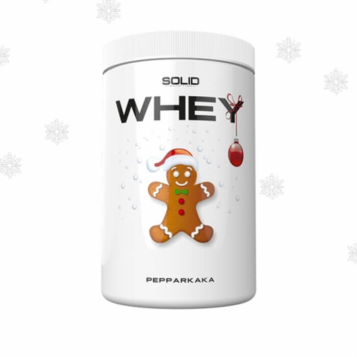 SOLID Nutrition Whey, 750 g (Pepparkaka) i gruppen Kosttilskud & Fdevarer / Proteinpulver / Valleprotein / Whey protein hos Tillskottsbolaget (SOLIDWHEY-4)