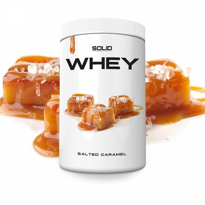 SOLID Nutrition Whey, 750 g (Salted Caramel) i gruppen Kosttilskud & Fdevarer / Proteinpulver / Valleprotein / Whey protein hos Tillskottsbolaget (SOLIDWHEY-5)