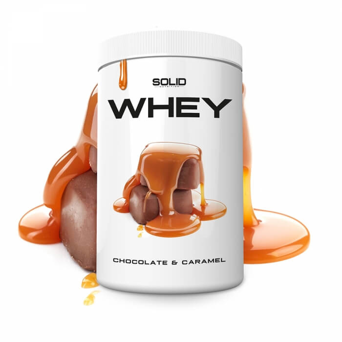 SOLID Nutrition Whey, 750 g (Chocolate & Caramel) i gruppen Kosttilskud & Fdevarer / Proteinpulver / Valleprotein / Whey protein hos Tillskottsbolaget (SOLIDWHEY-6)