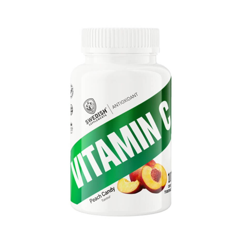 Swedish Supplements Vitamin C, 100 tabs i gruppen Kosttilskud & Fdevarer / Sundhedskost / Antioxidanter hos Tillskottsbolaget (SS87121)
