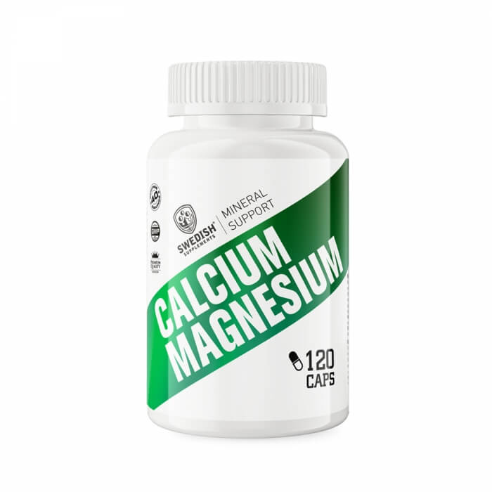 Swedish Supplements Calcium + Magnesium, 120 caps i gruppen Kosttilskud & Fdevarer / Mineraler / Calcium + Magnesium hos Tillskottsbolaget (SSCM)