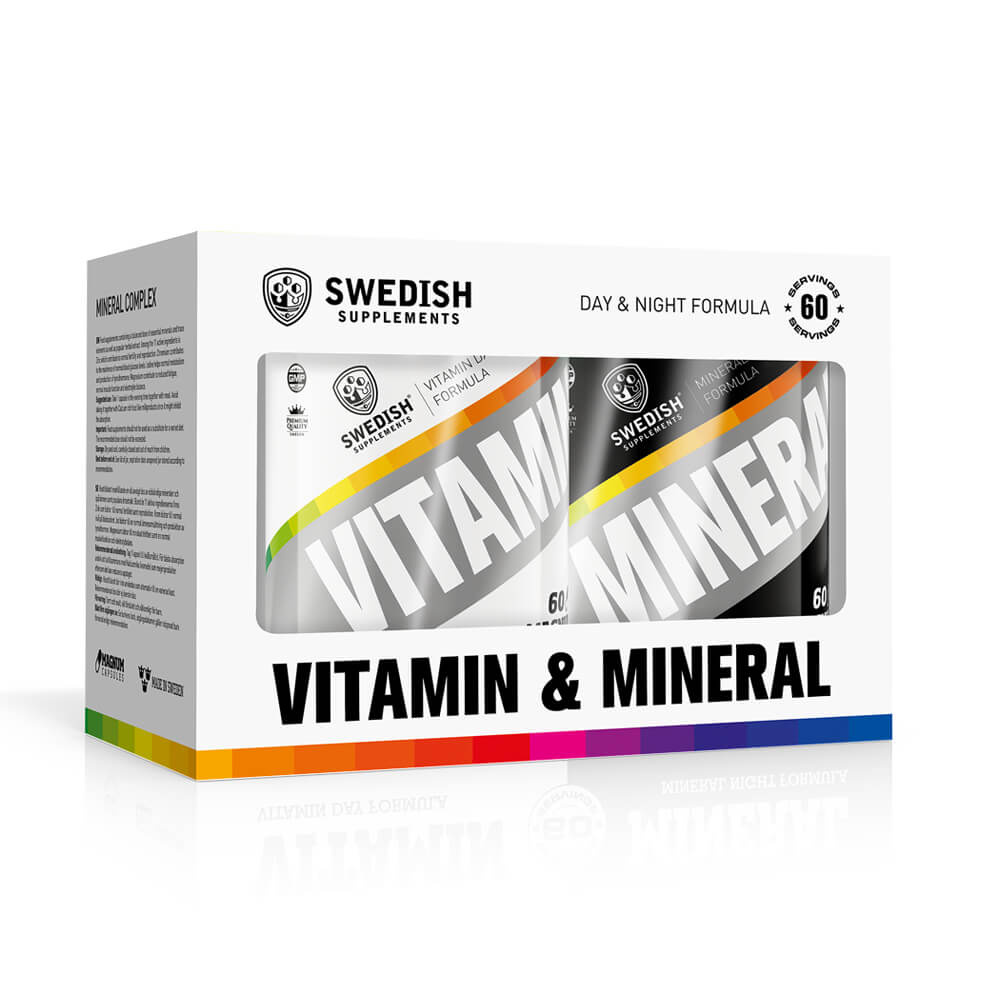 Swedish Supplements Vitamin & Mineral Complex i gruppen Kosttilskud & Fdevarer / Vitaminer / Multivitamin hos Tillskottsbolaget (SSVMC)