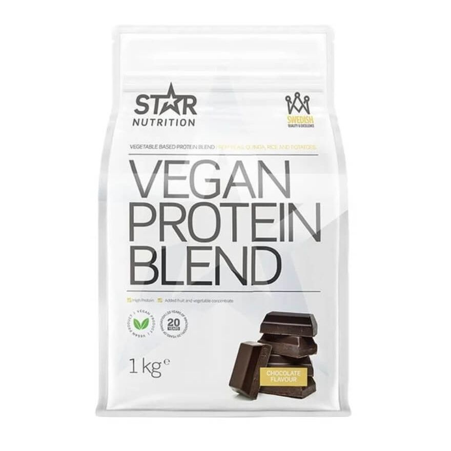 Star Nutrition Vegan Protein Blend, 1 kg i gruppen Kosttilskud & Fdevarer / Proteinpulver / Laktosefri Protein hos Tillskottsbolaget (STAR006)
