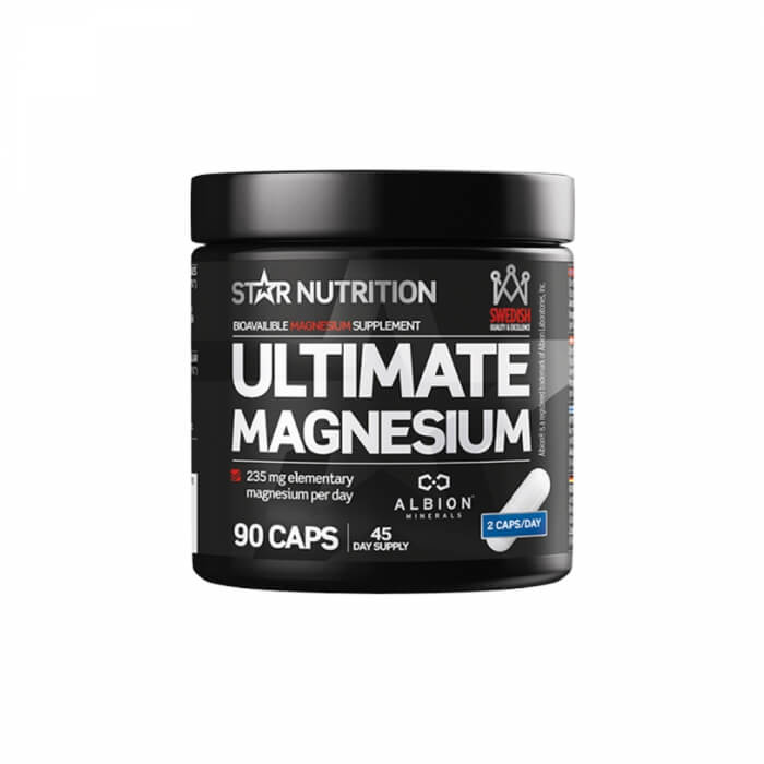 Star Nutrition Ultimate Magnesium, 90 caps i gruppen Kosttilskud & Fdevarer / Mineraler / Magnesium hos Tillskottsbolaget (STAR010)