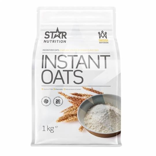 Star Nutrition Instant Oats, 1kg i gruppen Emne / Svensk kosttilskud hos Tillskottsbolaget (STAR6473)
