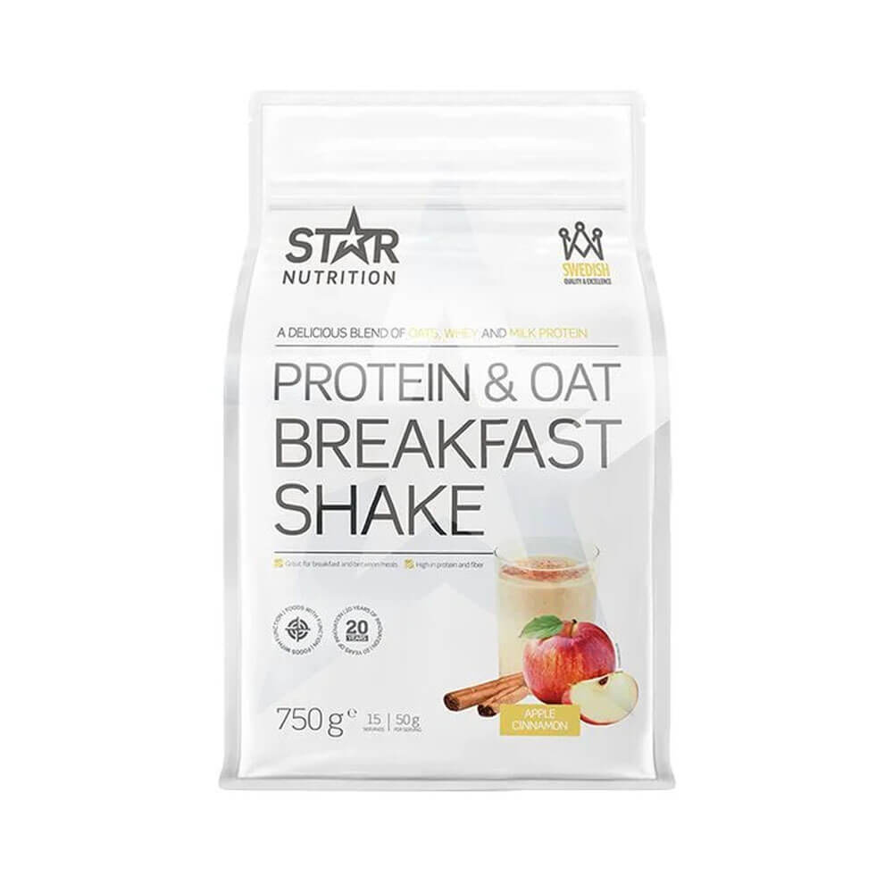 Star Nutrition Protein & Oat Breakfast Shake, 750 g i gruppen Emne / Svensk kosttilskud hos Tillskottsbolaget (STAR65764)