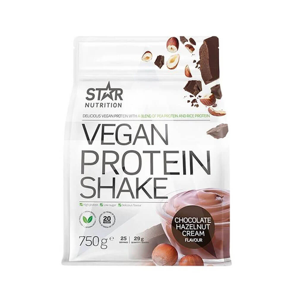 Star Nutrition Vegan Protein Shake, 750 g i gruppen Kosttilskud & Fdevarer / Proteinpulver / Laktosefri Protein hos Tillskottsbolaget (STAR6754)