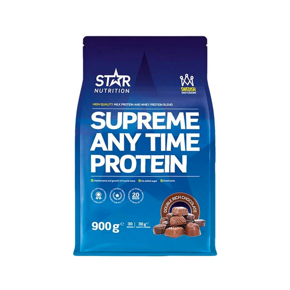 Star Nutrition Supreme Any Time Protein, 900 g i gruppen Kosttilskud & Fdevarer / Proteinpulver / Blandingsprotein hos Tillskottsbolaget (STAR67885)