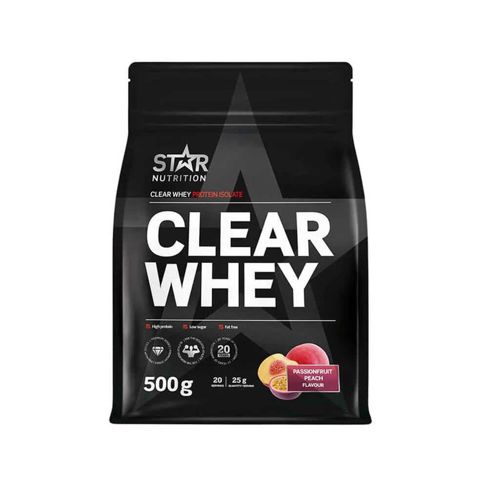 Star Nutrition Clear Whey, 500 g i gruppen Kosttilskud & Fdevarer / Proteinpulver / Valleprotein / Whey protein hos Tillskottsbolaget (STAR7666)
