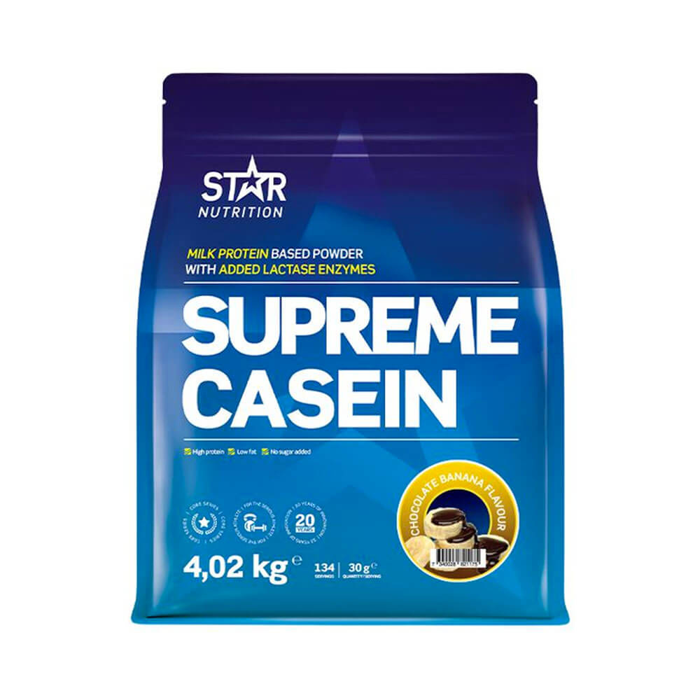 Star Nutrition Supreme Casein, 4020 g i gruppen Kosttilskud & Fdevarer / Proteinpulver / Kaseinprotein hos Tillskottsbolaget (STAR7679)
