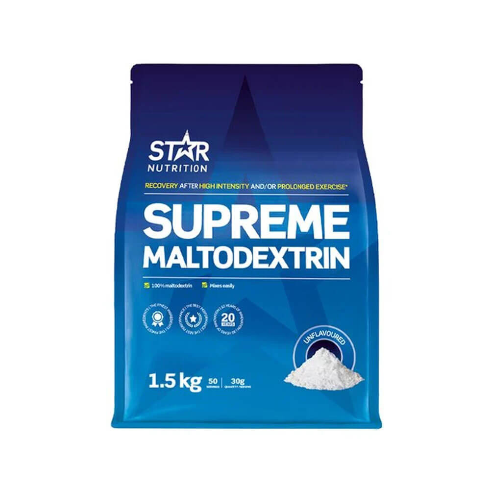 Star Nutrition Supreme Maltodextrin, 1,5 kg i gruppen Kosttilskud & Fdevarer / Kulhydrater / Maltodextrin hos Tillskottsbolaget (STAR8593)