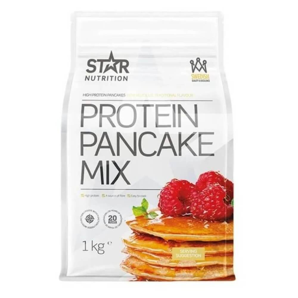 Star Nutrition Protein Pancake Mix, BIG SIZE - 1 kg i gruppen Kosttilskud & Fdevarer / Fdevarer / Proteinpandekager hos Tillskottsbolaget (STAR986)