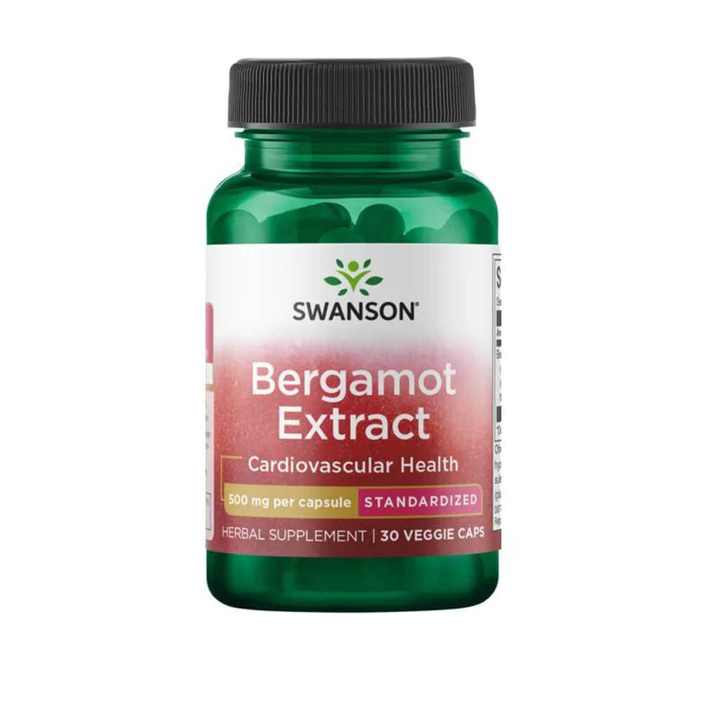 Swanson Bergamot Extract, 500 mg, 30 caps i gruppen Emne / Glutenfrie kosttilskud hos Tillskottsbolaget (SWANSON6572)