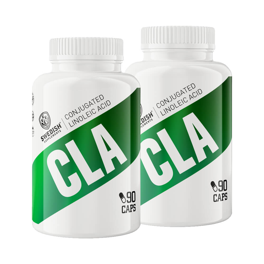 2 x Swedish Supplements CLA, 90 caps i gruppen Kosttilskud & Fdevarer / Omega-3 & Fedtsyrer / CLA hos Tillskottsbolaget (SWEDISH6743)
