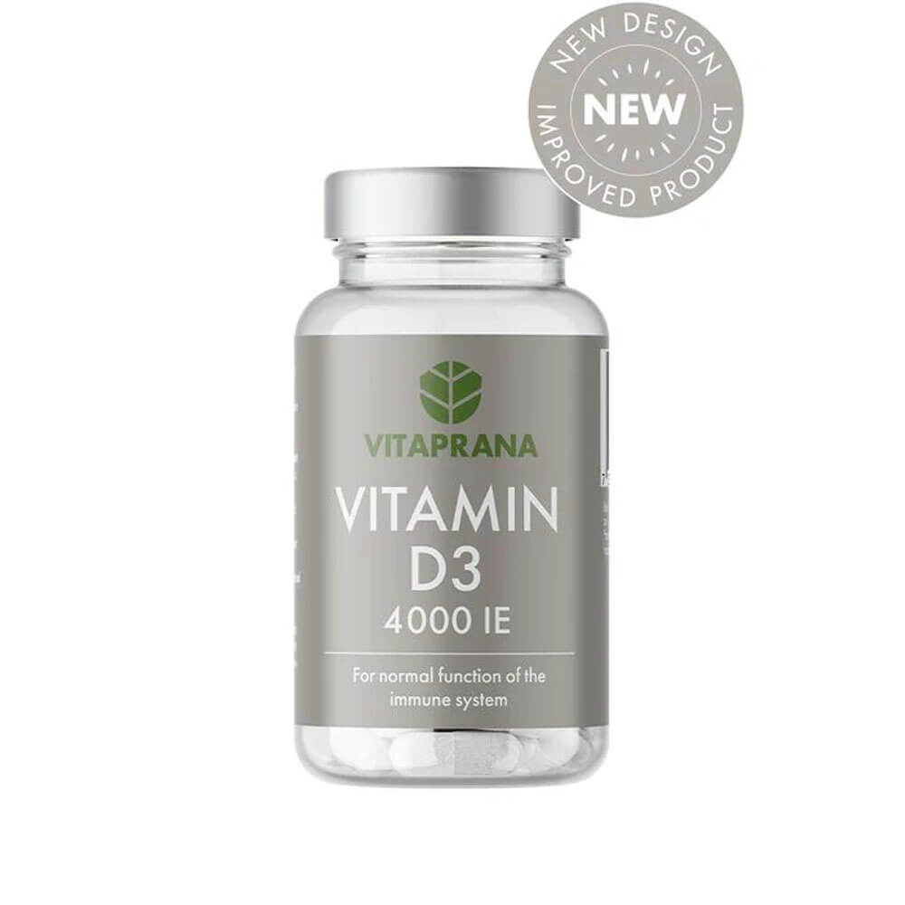 Vitaprana Vitamin D3 4000 IE, 110 caps i gruppen Kosttilskud & Fdevarer / Vitaminer / D-vitamin hos Tillskottsbolaget (VITAPRANA45632)