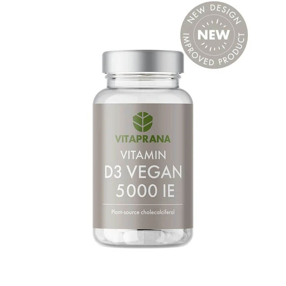 Vitaprana Vitamin D3 VEGAN 5000 IE, 110 caps i gruppen Kosttilskud & Fdevarer / Vitaminer / D-vitamin hos Tillskottsbolaget (VITAPRANA7623)