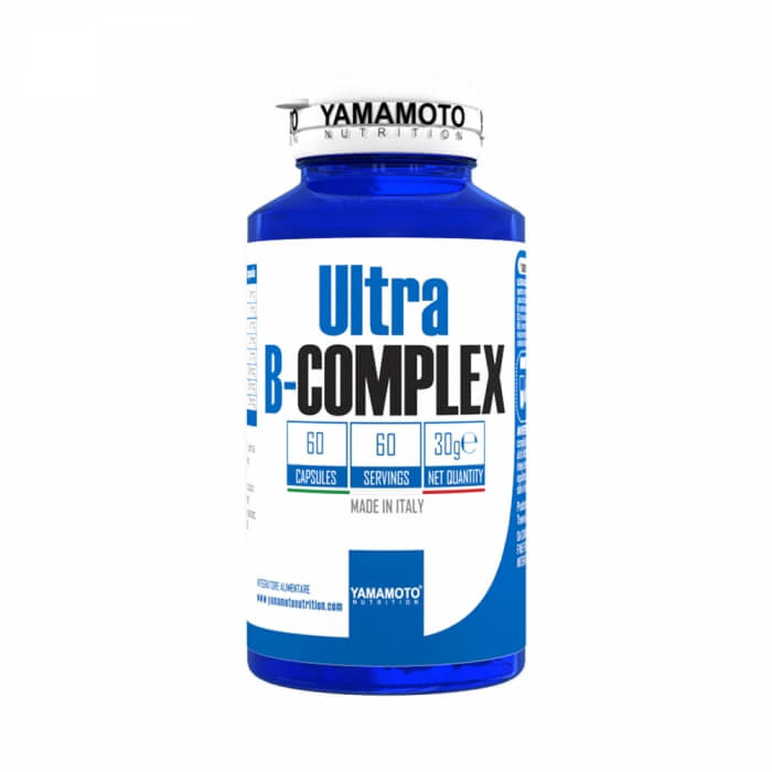 Yamamoto Nutrition Ultra B-Complex, 60 caps i gruppen Kosttilskud & Fdevarer / Vitaminer / B-vitamin hos Tillskottsbolaget (YAMAMOTO853)