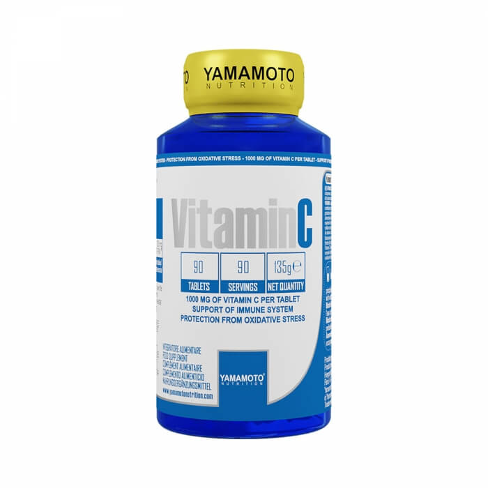 Yamamoto Nutrition Vitamin C, 90 tabs i gruppen Kosttilskud & Fdevarer / Sundhedskost / Antioxidanter hos Tillskottsbolaget (YAMAMOTO888)