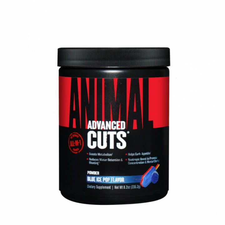 Universal Nutrition Animal Cuts Powder, 42 serv. (Ice Pop) i gruppen Kosttilskud & Fødevarer / Vægttab / Fedtforbrænder hos Tillskottsbolaget (ANIMAL8643-1)