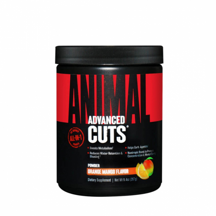 Universal Nutrition Animal Cuts Powder, 248 g (Orange Mango) i gruppen Kosttilskud & Fødevarer / Vægttab / Fedtforbrænder hos Tillskottsbolaget (ANIMAL8643-2)
