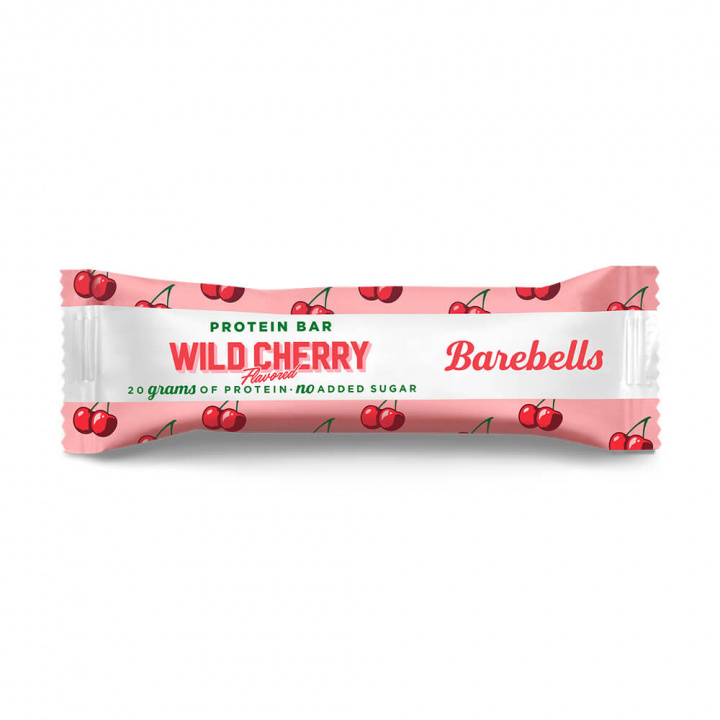 Barebells Proteinbar, 55 g (Wild Cherry) i gruppen Bars / Proteinbarer hos Tillskottsbolaget (BAREBELLS1CCL12C-11)