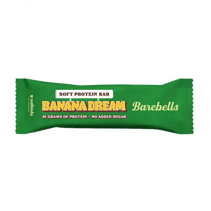 Barebells Proteinbar, 55 g (Banana Dream) i gruppen Bars / Proteinbarer hos Tillskottsbolaget (BAREBELLS1CCL12C-16)