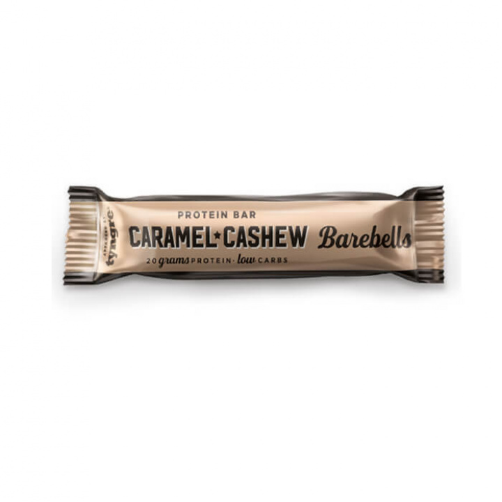 Barebells Proteinbar, 55 g (Caramel Cashew) i gruppen Bars / Proteinbarer hos Tillskottsbolaget (BAREBELLS1CCL12CCC)