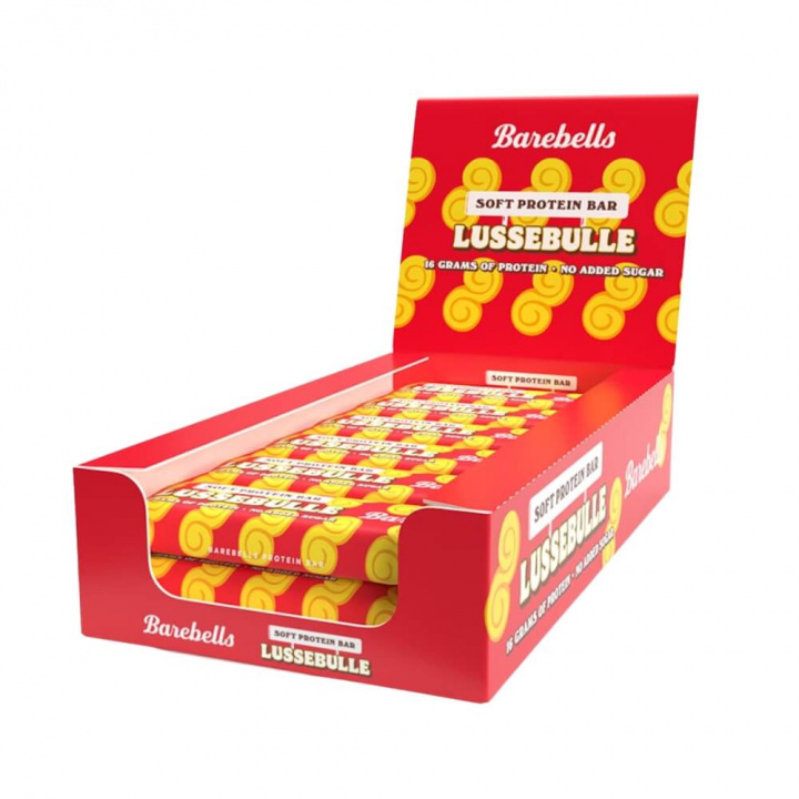 12 x Barebells Proteinbars, 55 g (Lussebulle) i gruppen Bars / Proteinbarer hos Tillskottsbolaget (BAREBELLS85955)