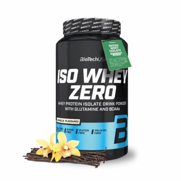 BioTechUSA Iso Whey Zero, 908 g (Vanilla) i gruppen Kosttilskud & Fødevarer / Proteinpulver / Isolatprotein hos Tillskottsbolaget (BIOTECH001-8)