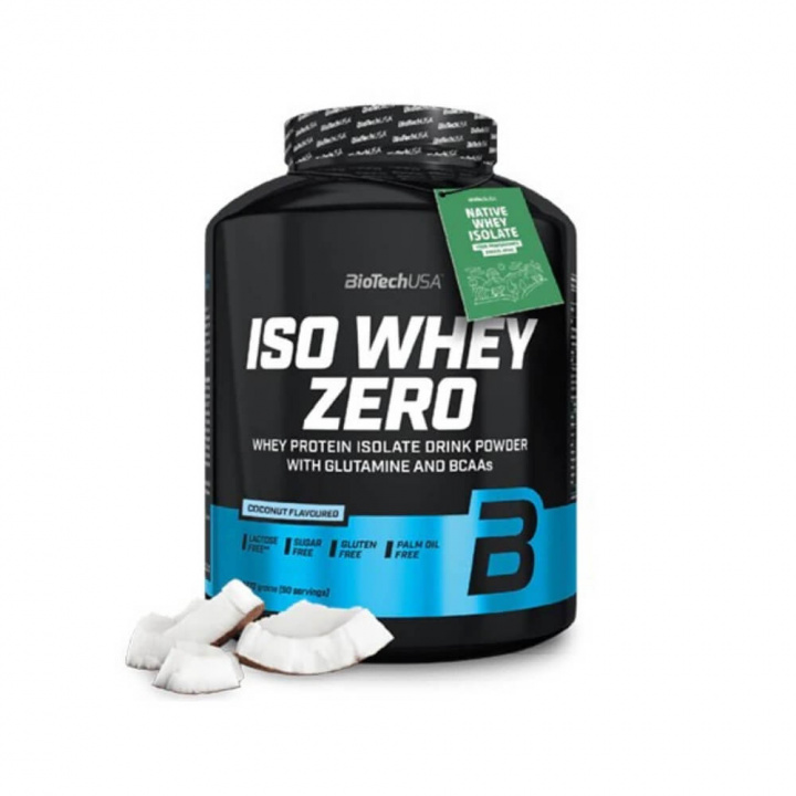 BioTechUSA Iso Whey Zero, 1816 g (Coconut) i gruppen Kosttilskud & Fødevarer / Proteinpulver / Isolatprotein hos Tillskottsbolaget (BIOTECH7590-4)