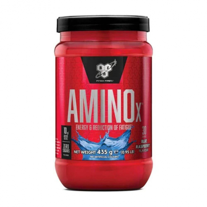 BSN Amino-X, 435 g (Blue Raspberry) i gruppen Kosttilskud & Fødevarer / Aminosyrer / Aminosyrekompleks hos Tillskottsbolaget (BSN001BR)