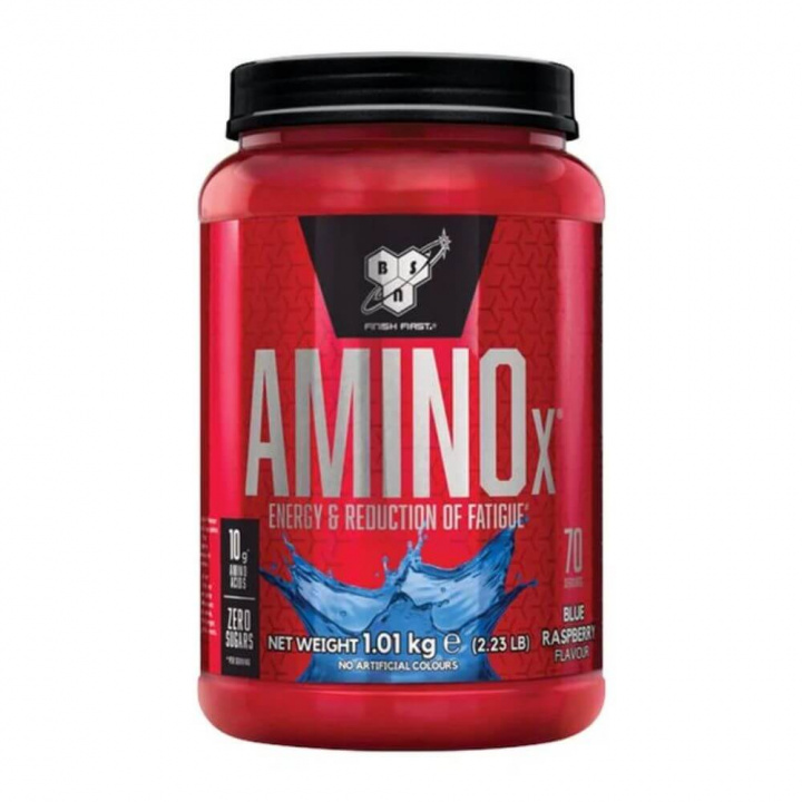 BSN Amino-X, 1 kg (Blue Raspberry) i gruppen Kosttilskud & Fødevarer / Aminosyrer / BCAA hos Tillskottsbolaget (BSN0933BR)