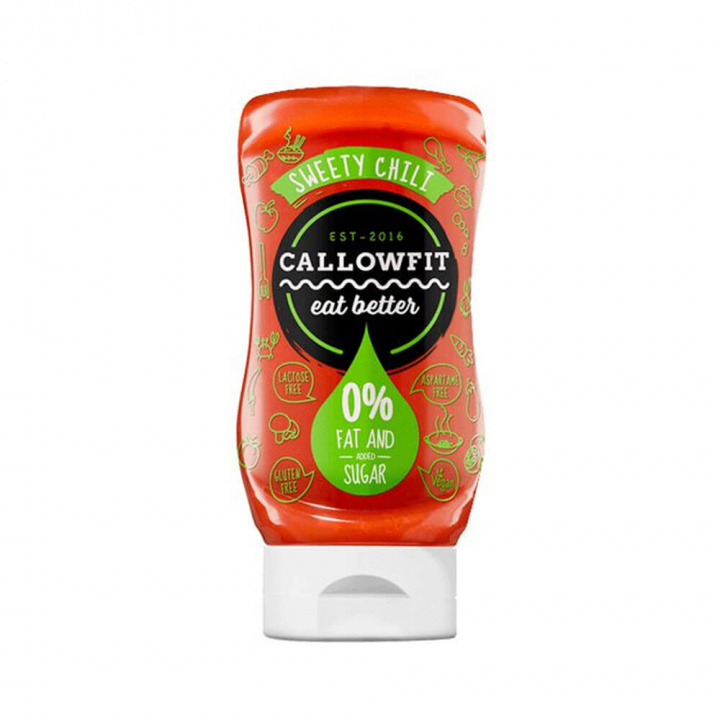 Callowfit, 300 ml (Sweet Chili) i gruppen Kosttilskud & Fødevarer / Fødevarer / Kalorifattige saucer og toppings hos Tillskottsbolaget (CALLOWFIT001-8)
