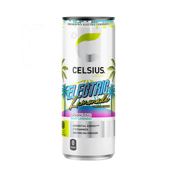 Celsius, 355 ml (Electric Lemonade) i gruppen Drikkevarer / Energidrik hos Tillskottsbolaget (CELSIUS001-2)