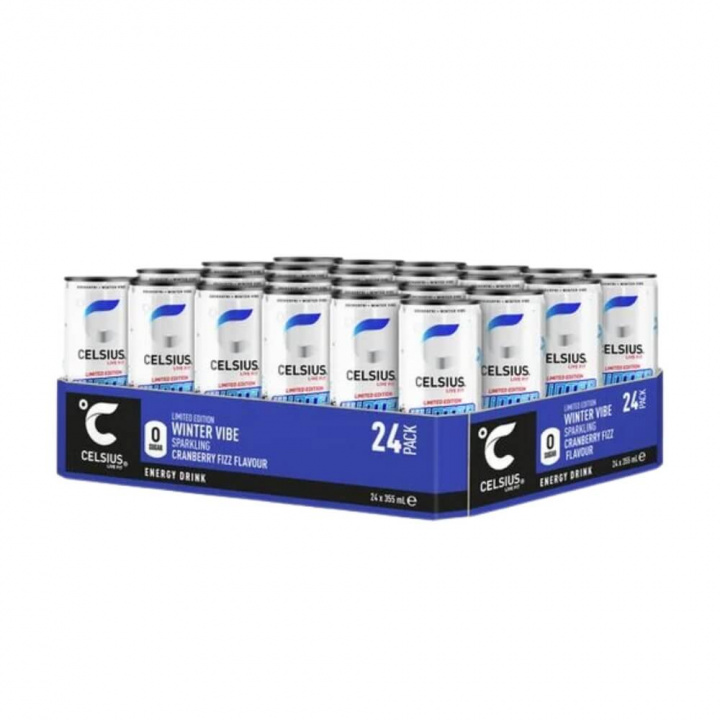 24 x Celsius, 355 ml (Winter Vibe) i gruppen Drikkevarer / Energidrik hos Tillskottsbolaget (CELSIUS4375)
