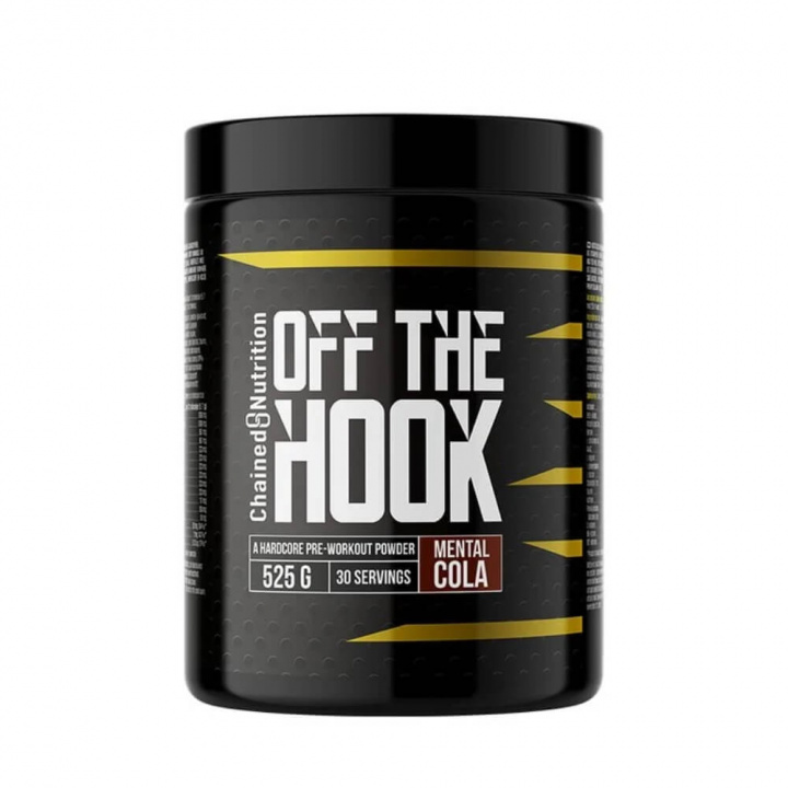 Chained Nutrition Off The Hook, 525 g (Mental Cola) i gruppen Kosttilskud & Fødevarer / Præstationsforbedringer / Pre-Workout / PWO hos Tillskottsbolaget (CHAINED001-3)