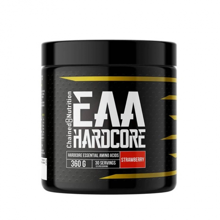 Chained Nutrition EAA Hardcore, 320 g (Strawberry) i gruppen Kosttilskud & Fødevarer / Aminosyrer / EAA hos Tillskottsbolaget (CHAINED002-4)