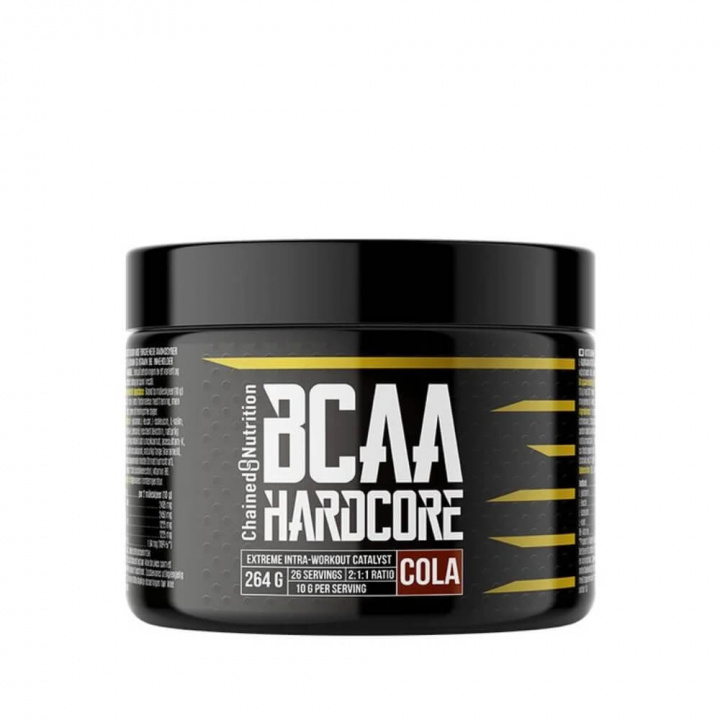 Chained Nutrition BCAA Hardcore, 264 g (Cola) i gruppen Kosttilskud & Fødevarer / Aminosyrer / BCAA hos Tillskottsbolaget (CHAINED7583-3)