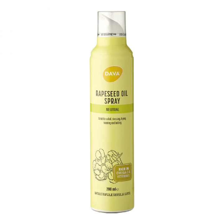 DAVA Foods Rapeseed Oil Spray, 200 ml i gruppen Emne / Glutenfrie kosttilskud hos Tillskottsbolaget (DAVA6573)