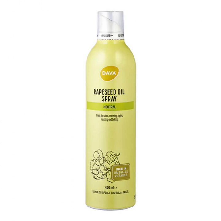 DAVA Foods Rapeseed Oil Spray, 400 ml i gruppen Emne / Glutenfrie kosttilskud hos Tillskottsbolaget (DAVA7657)