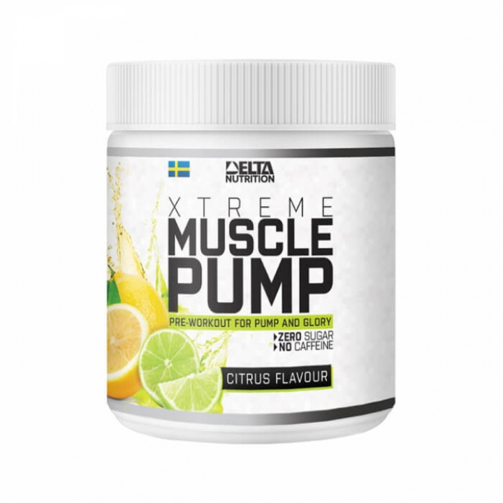Delta Nutrition Xtreme Muscle Pump, 300 g (Citrus) i gruppen Kosttilskud & Fødevarer / Præstationsforbedringer / Pump hos Tillskottsbolaget (DELTA853-1)